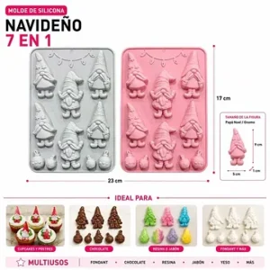 Molde navideño duendes